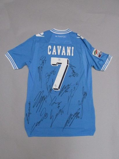 Maillot officiel de l'équipe du Napoli porté...
