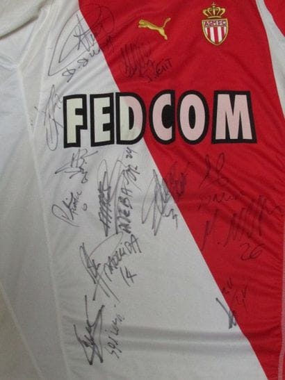 Maillot porté par Evra lors du match de championnat...