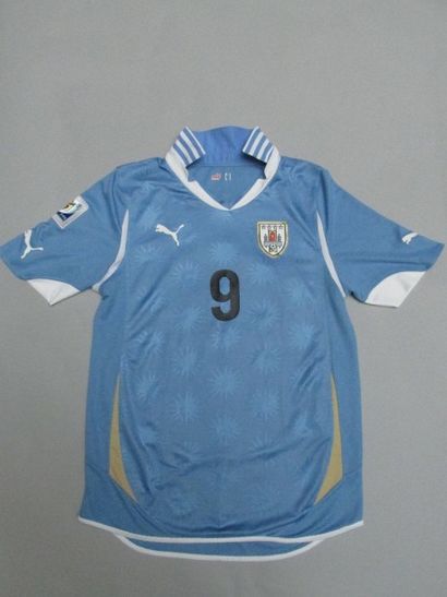 Maillot de Luis Suarez porté lors du match...