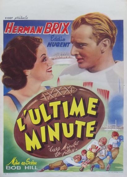 Affichette cinématographique belge pour le...