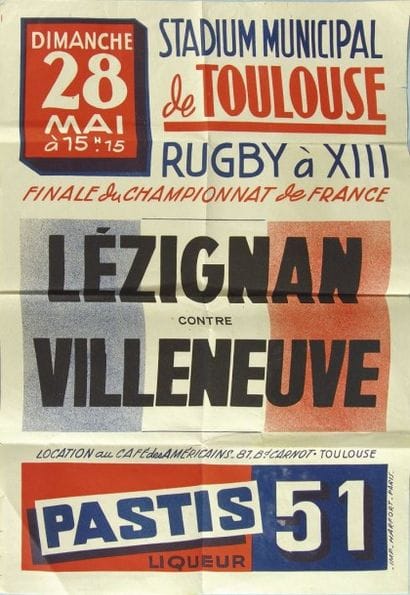 Affiche pour la finale du Championnat de...