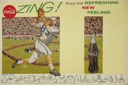 RUGBY AMERICAIN
Publicité Coca Cola. 1959....