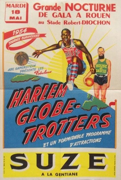 Affiche du Gala des Harlem Globe-Trotters...