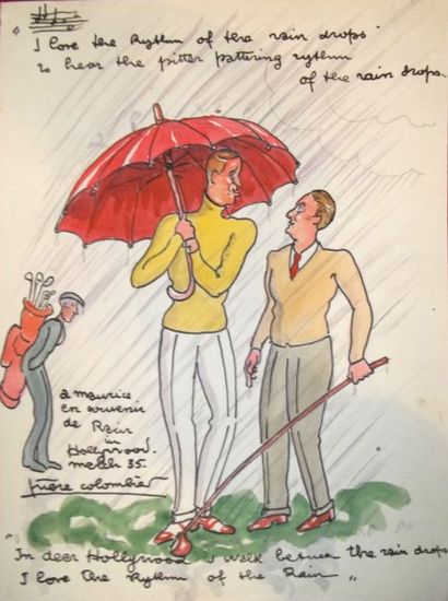 COLOMBIER Pière (1896-1958) 



Dessin original...