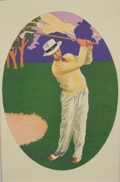 Swing. 

Gravure couleurs. 

45 x 30 cm.