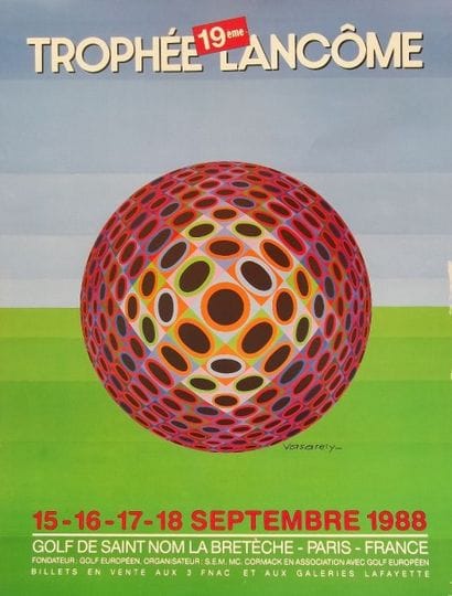 Trois affiches pour le Trophée Lancôme par...