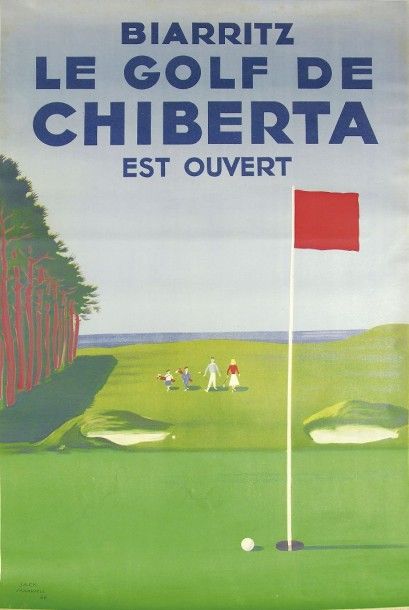 MAXWELL Jack. Biarritz, le Golf de Chiberta...