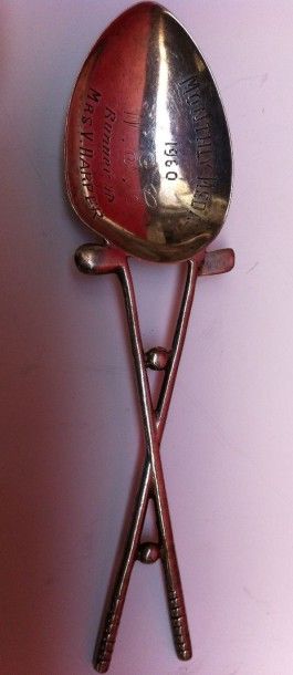 Petite cuillère en argent, commémorative...