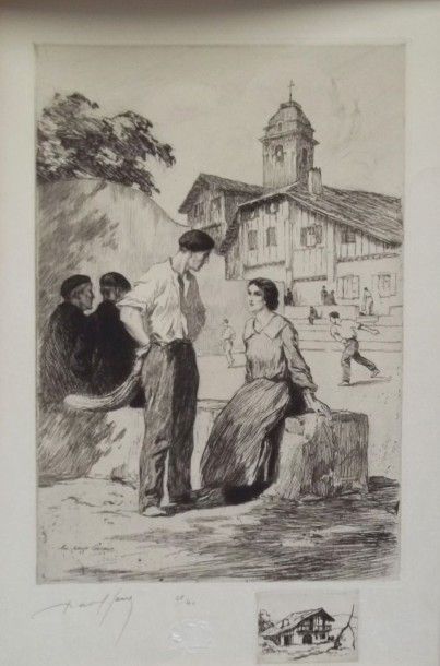 SERRES Raoul (1881-1971), graveur et illustrateur....
