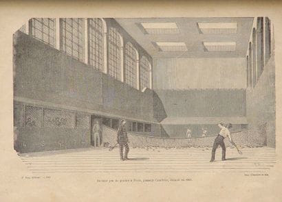 JEU DE PAUME
Gravure sur bois du dernier...