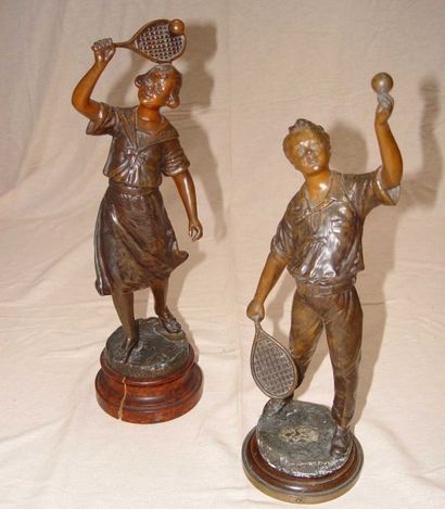 OMERTH Georges (1895-1925). 

Couple de joueurs...