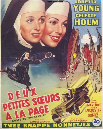 Affichette belge pour le film 