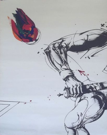 VELICKOVIC Vladimir. Lithographie originale...