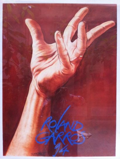 PIGNON-ERNEST. Affiche Roland Garros 1994....