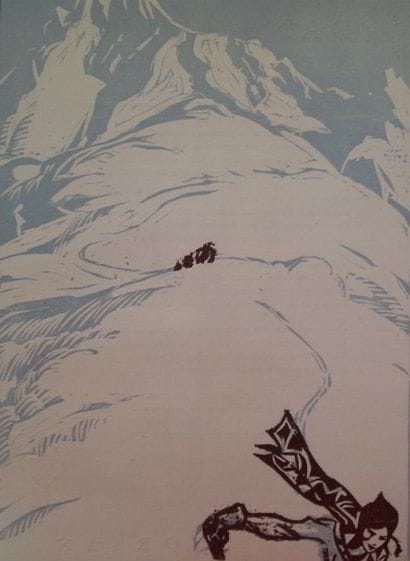 FLOCH (L.) Ski.

Camaïeu. 22x28cm. Encad...