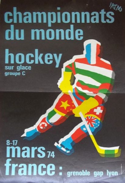 HOCKEY
Affiche pour les Championnats du Monde...