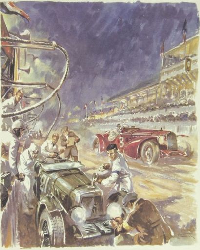 JACQUELIN (J.). Affiche pour les 24 heures...
