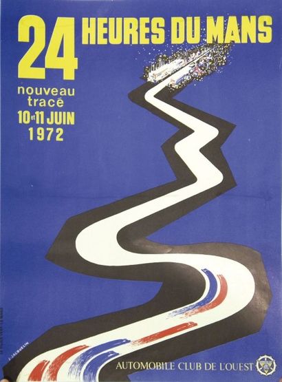 JACQUELIN (J.). Affiche pour les 24 heures...