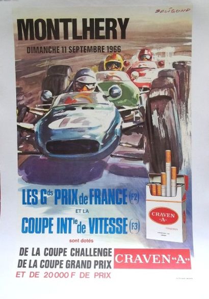 BELIGOND. Ensemble de 3 affiches pour les...