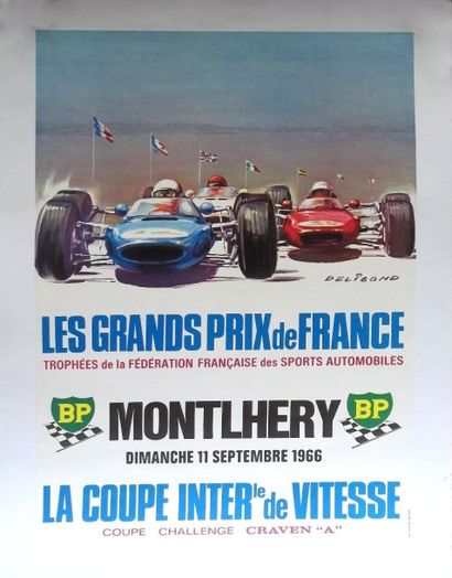 BELIGOND. Ensemble de 3 affiches pour les...
