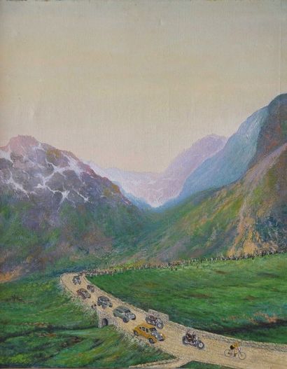 CYCLISME
HUDSYN Joseph (1876-1960). Ecole...