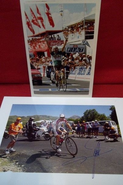 Deux photographies originales dont une dédicacée...