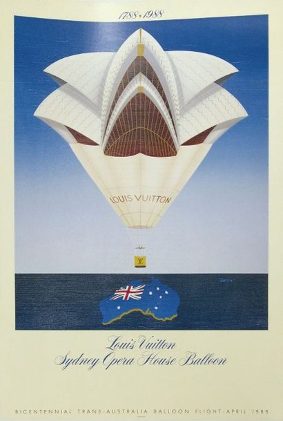 RAZZIA. Affiche pour la Louis Vuitton Cup...