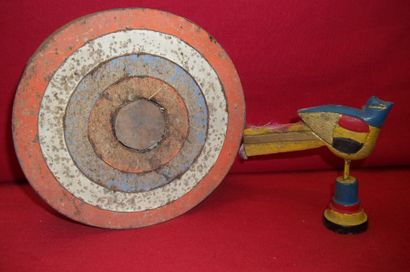Boîte métalique de jeu de fléchettes, de...