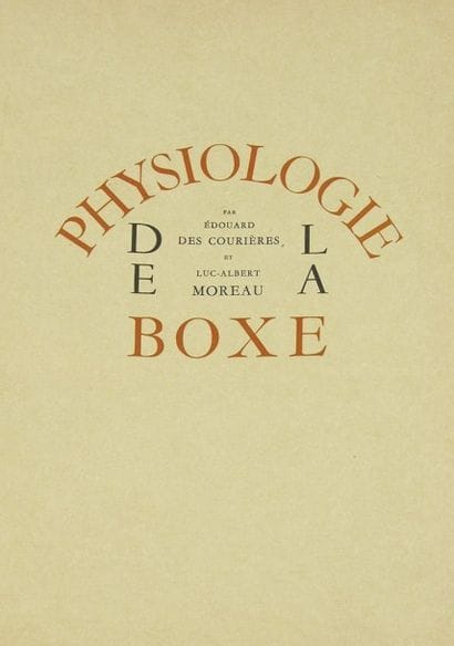 BOXE
[Livre]. MOREAU Luc-Alebrt - COURIERES...