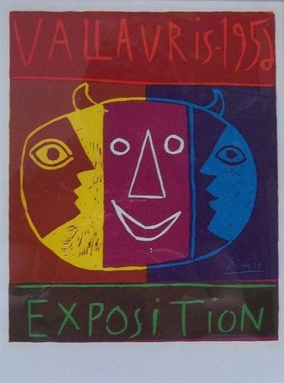 PICASSO Pablo
 Vallauris 1956. Exposition....
