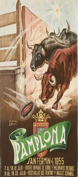 MUNOZ SOLA. 
Affiche pour les Corridas de...
