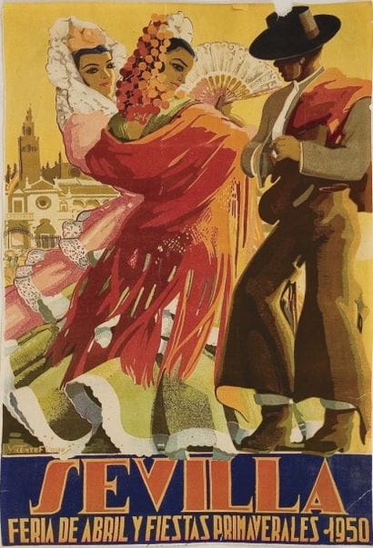 FLORES Vincente
Affiche pour les Fêtes d'avril...