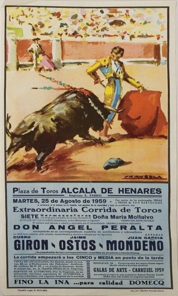 Ensemble de 5 affichettes. Trois pour les...