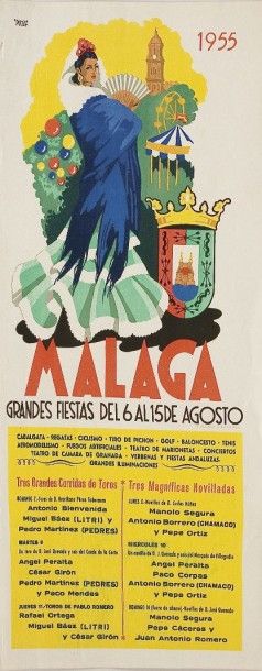 Ensemble de 5 affichettes. Trois pour les...