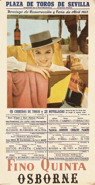 Affiche pour les Corridas de Séville, du...