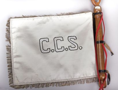 Fanion 7ème régiment de chasseurs avec

croix...
