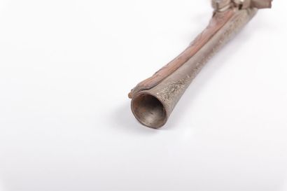 Petit tromblon, canon entièrement orné

niellé...