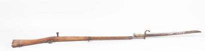 Fusil Chassepot Mle 1866 - N°78184 avec

baïonnette...