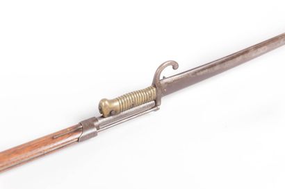 Fusil Chassepot Mle 1866 - N°78184 avec

baïonnette...