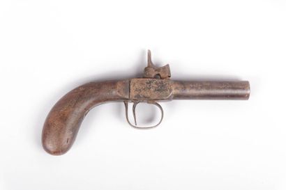 Pistolet à piston - canon rond - (petit éclat

au...