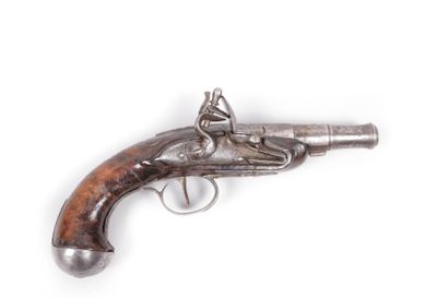 Pistolet à silex « de voyage », canon

dévissable...
