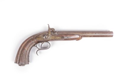 Pistolet de duel à percussion, garnitures

en...
