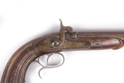 Pistolet de duel à percussion, garnitures

en...