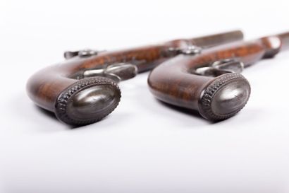Paire de pistolets de duel - canon octogonal

décor...