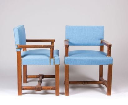 DUPRE-LAFON Paul (1900-1971)
Paire de fauteuils...