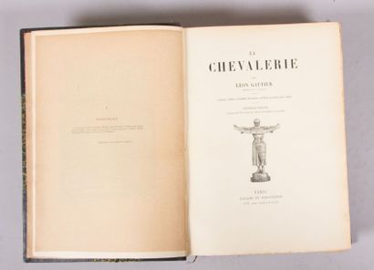 GAUTIER Léon. La Chevalerie. Nouvelle Edition,...