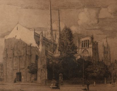 MANCIET Charles (1874-1963)

Vue de la catédrale...