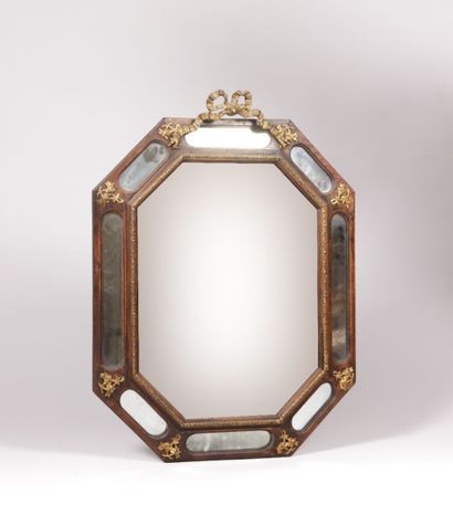 Miroir à parecloses de forme octogonale en...