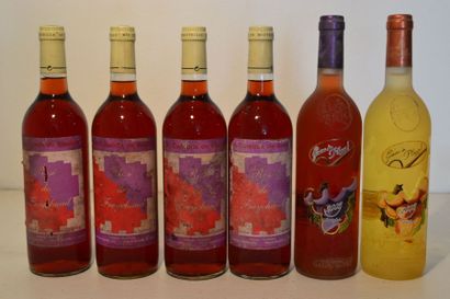 Lot de 6 blles comprenant :		

4 Blles	Rosé...