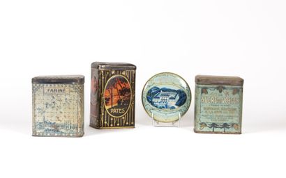 Lot composé de 4 boites métalliques marquées...
